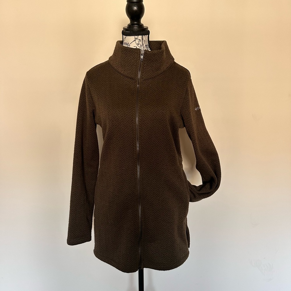 Columbia Brown Fleece Jacket